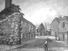 Town Wall and Bourne Street 1820s